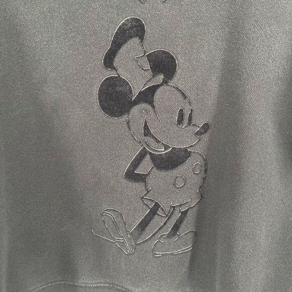 Uniqlo Vintage Disney Mickey Mouse Black Sweatshirt Women’s M – Rare Streetwear - Picture 7 of 12